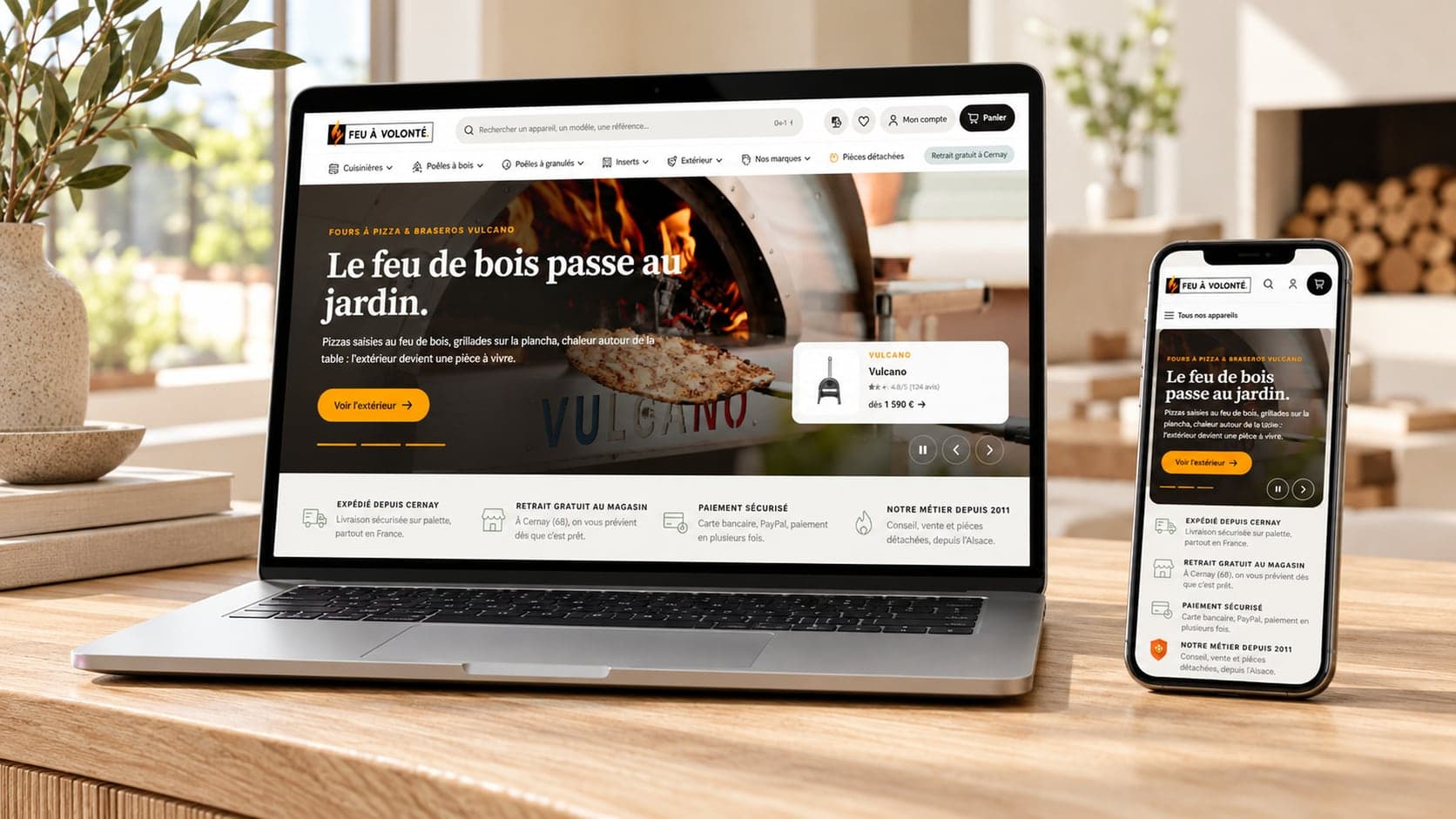 Réalisation LEVEL 1 pour Feu à Volonté